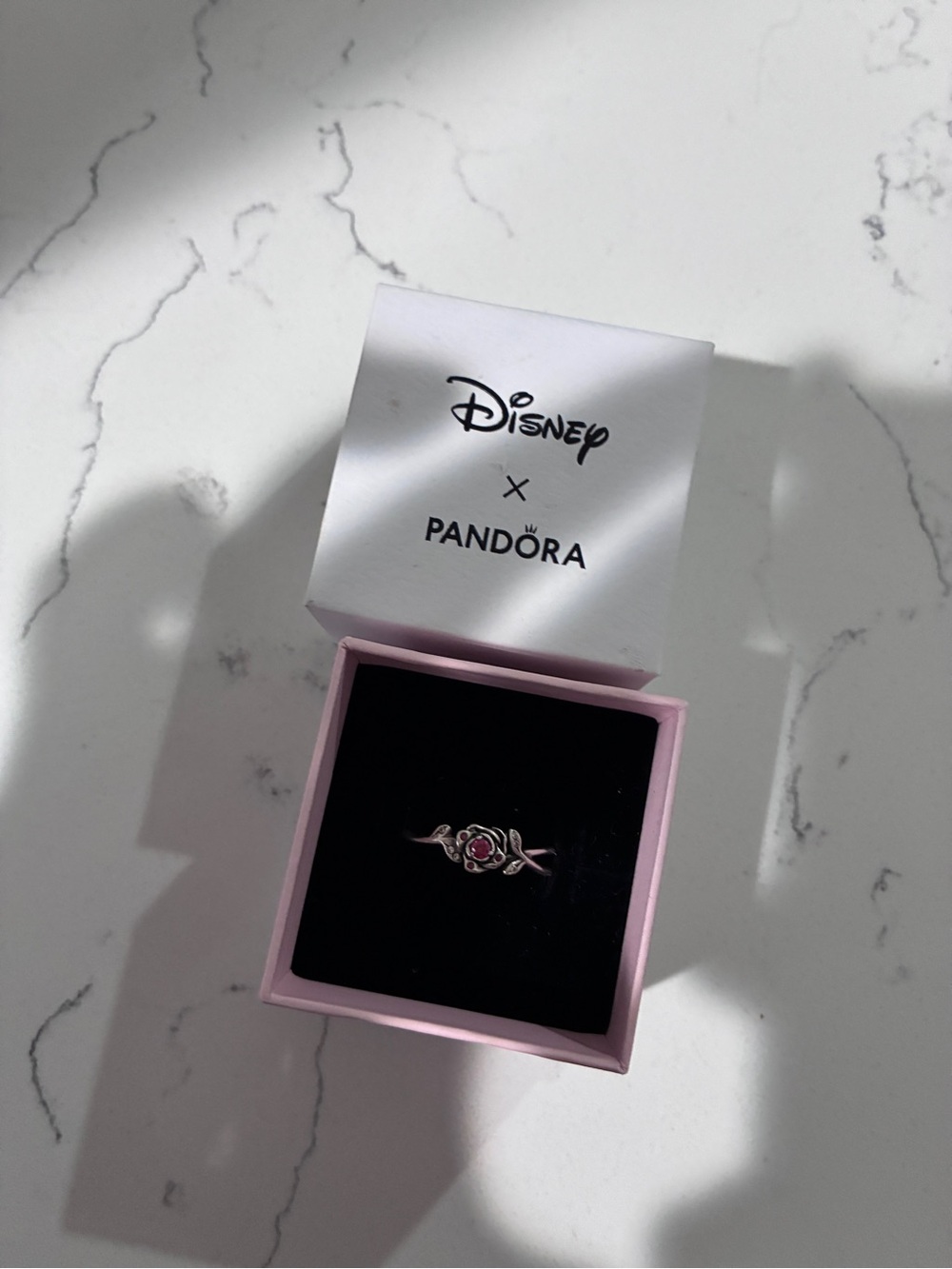 Pandora beauty & the beast ring